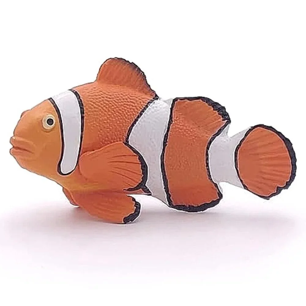 Clownfish Figure - Sea Life - Hand‎ Painted - Collectible - Papo NEW